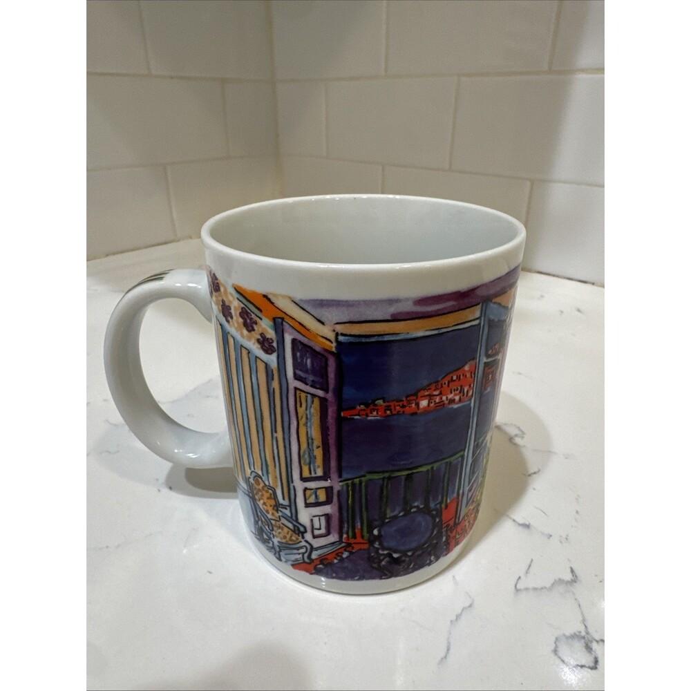 Chaleur Masters Collection Coffee Mug Cup D. Burrows Raoul Dufy Window Opening - Picture 5 of 11